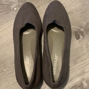Aerosoles Grey Slip-On Shoes Size 7.5